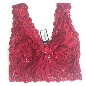 Brand New Beaded Bebe Crop Top